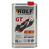 ROLF GT 5W40 синт/масло SN/CF 1L(железо) 322234